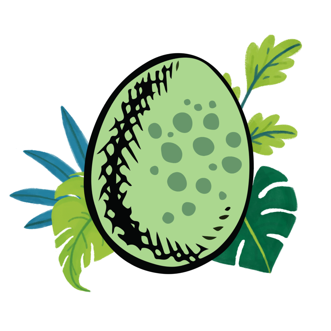 Egg dressed as explorer