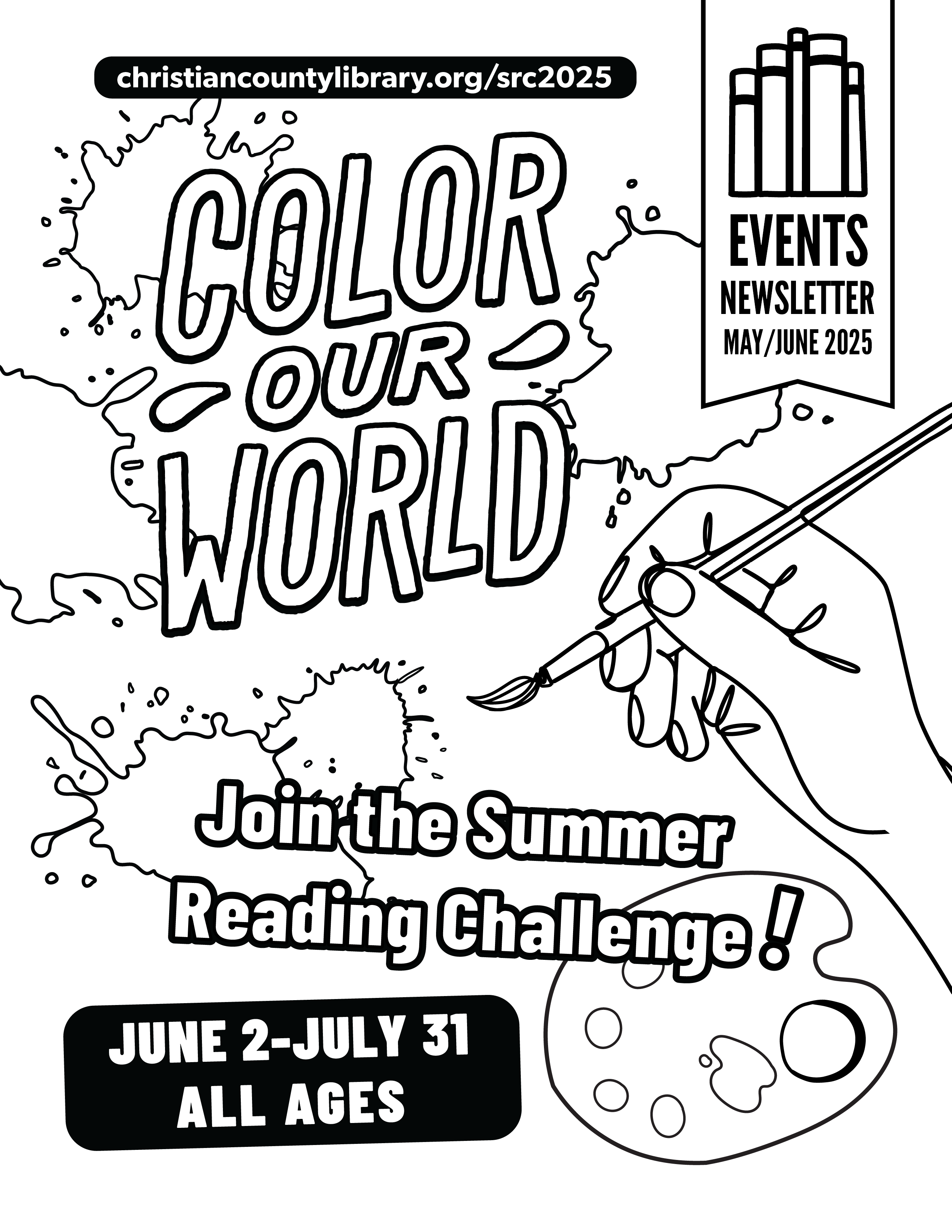 May to June Newsletter cover.