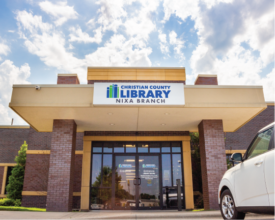 Outside of the Nixa branch. 