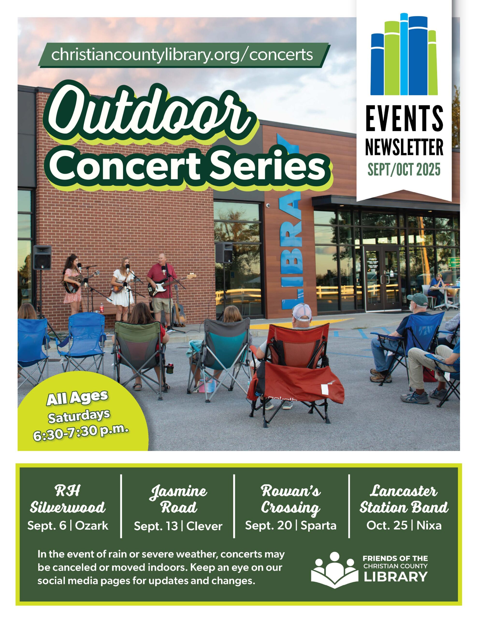 July to August Newsletter cover.